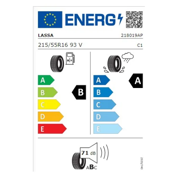 Lassa Revola 215/55 R16 93v Yaz Lastiği - 2024 - Görsel 2