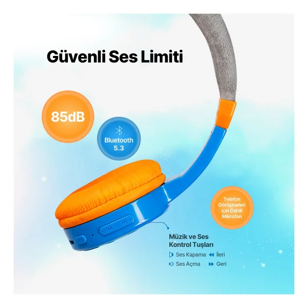 Ttec Soundbuddy 2 2km148 Kulak Üstü Bluetooth Kulaklık - Görsel 5