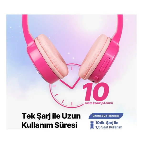 Ttec Soundbuddy 2 2km148un Unicorn Kulak Üstü Bluetooth Kulaklık - Görsel 2