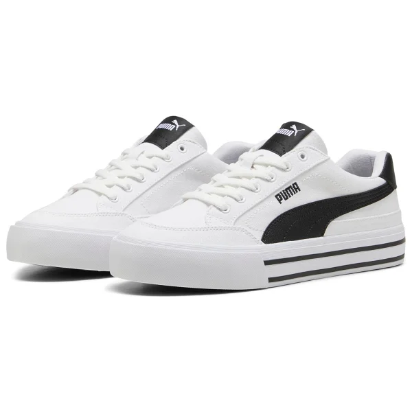 Puma Court Classic Vulc Fs 396353-02 Beyaz-Siyah Spor Ayakkabı - Görsel 2