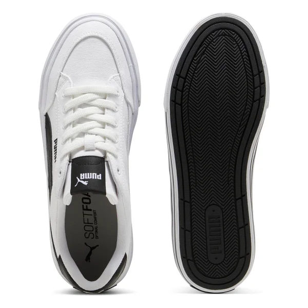 Puma Court Classic Vulc Fs 396353-02 Beyaz-Siyah Spor Ayakkabı - Görsel 4