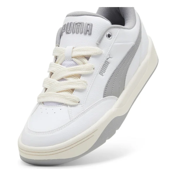 Puma Park Lifestyle 395084-01 Beyaz-Gri Erkek Sneaker - Görsel 5
