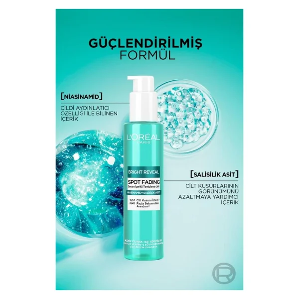 L'oreal Paris Bright Reveal Spot Fading 150 Ml Yüz Temizleme Jeli - Görsel 4