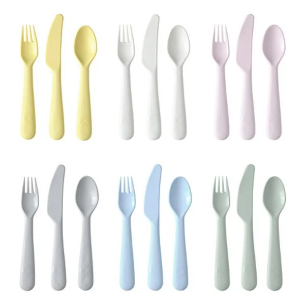Ikea Kalas Bebek&Çocuk Çatal Kaşık Bıçak-Kase-Tabak-Bardak Seti 36 Parça - Görsel 3