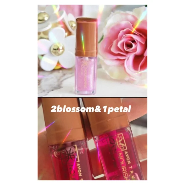 Avon True 2 Blossom Dudak Bakım Yağı 1 Nourishing Petal - Görsel 2