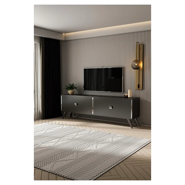 Givayo Mobilya Marco TV Ünitesi 150 Cm - Antrasit - Görsel 5