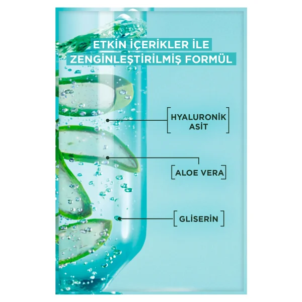 Garnier Hyaluronik Aloe 250 Ml Yüz Temizleme Jeli - Görsel 5