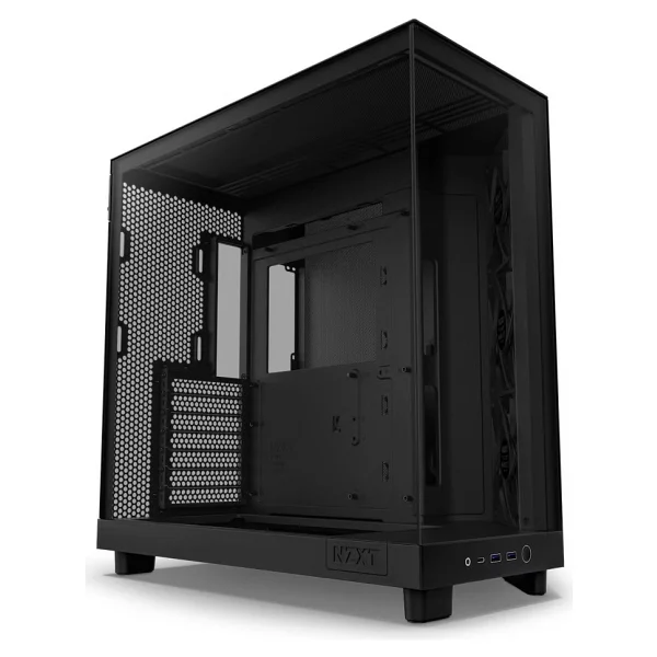 Nzxt H6 Flow Cc-H61fb-01 Fanlı Siyah Atx Oyuncu Kasası - Görsel 2