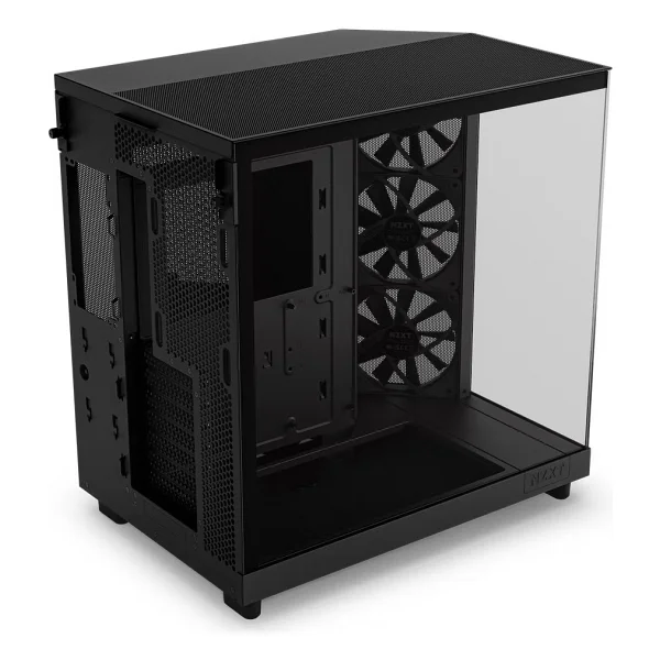 Nzxt H6 Flow Cc-H61fb-01 Fanlı Siyah Atx Oyuncu Kasası - Görsel 4