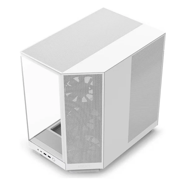 Nzxt H6 Flow Cc-H61fw-01 Fanlı Beyaz Atx Oyuncu Kasası - Görsel 3