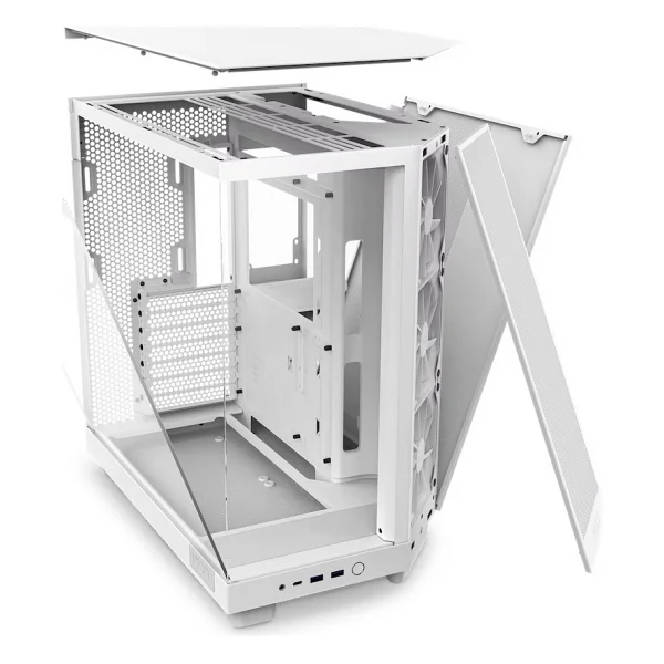 Nzxt H6 Flow Cc-H61fw-01 Fanlı Beyaz Atx Oyuncu Kasası - Görsel 5