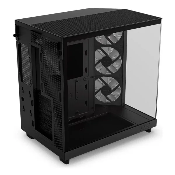 Nzxt H6 Flow Cc-H61fb-R1 RGB Fanlı Siyah Atx Oyuncu Kasası - Görsel 5