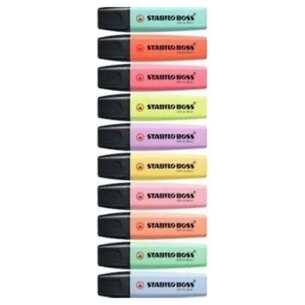 Stabilo Boss Original 70/125 10'lu Pastel Turuncu Fosforlu Kalem - Görsel 2