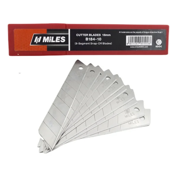 Miles Genis Maket Bicagi Yedegi 18 Mm 10 Lu 1 Tup B184-10 - Görsel 3