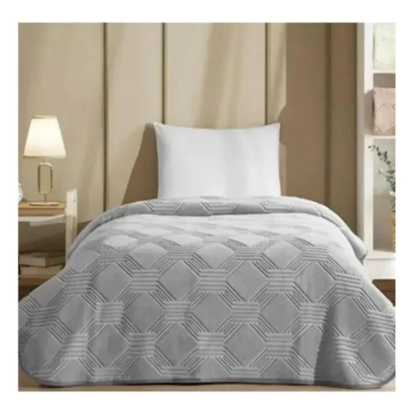 Özdilek Tek Kişilik Battaniye Trendy Art Deco Kemik - 160 X 220 Cm - Görsel 9