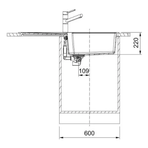 Franke Urban Ubg 611-100 Granit Eviye - Görsel 3