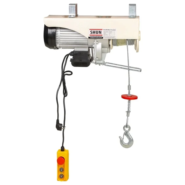 Shun Pa1200 600/1200 Kg Mini Elektrikli Vinç - Görsel 2