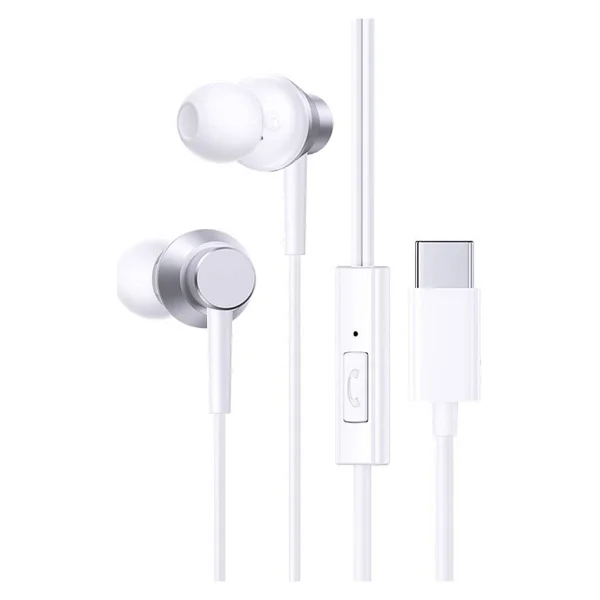 Baseus Encok Cz11 Type-C Beyaz Kablolu Kulak İçi Kulaklık