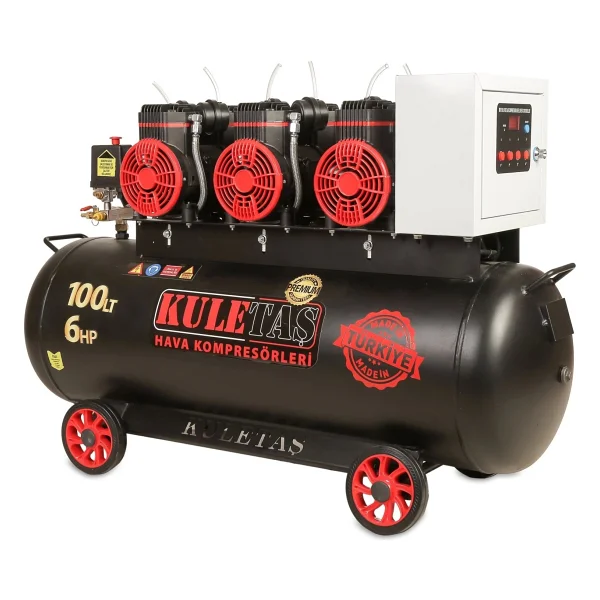Kuletaş Premıum100 6 Hp 100 Lt Yağsız Sessiz Premium Kafa Kompresör - Görsel 2