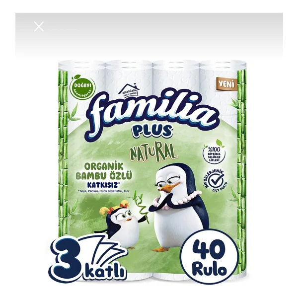 Familia Plus Natural 40'lı Tuvalet Kağıdı - Görsel 5