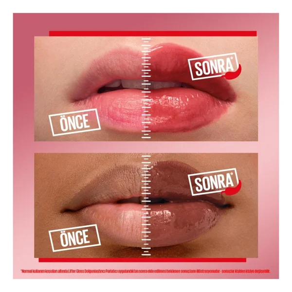 Maybelline Lifter Plump Dolgunlaştırıcı Dudak Parlatıcısı 01 Blush Blaze - Görsel 4