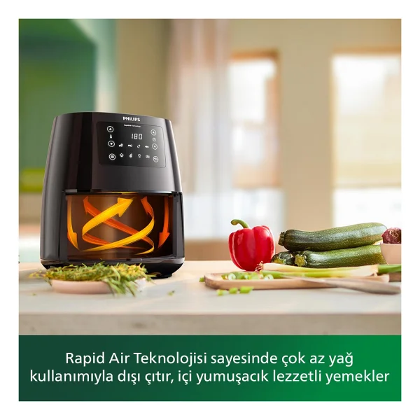 Philips Airfryer 3000 Serisi Hd9243/90 L 4.1 Lt Yağsız Fritöz - Görsel 5