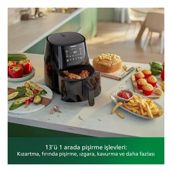Philips Airfryer 3000 Serisi Hd9243/90 L 4.1 Lt Yağsız Fritöz - Görsel 6