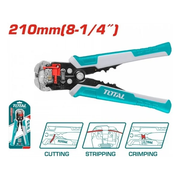 Total Tht15246 0.5-6 Mm Otomatik Kablo Sıyırma Pensesi - Görsel 2