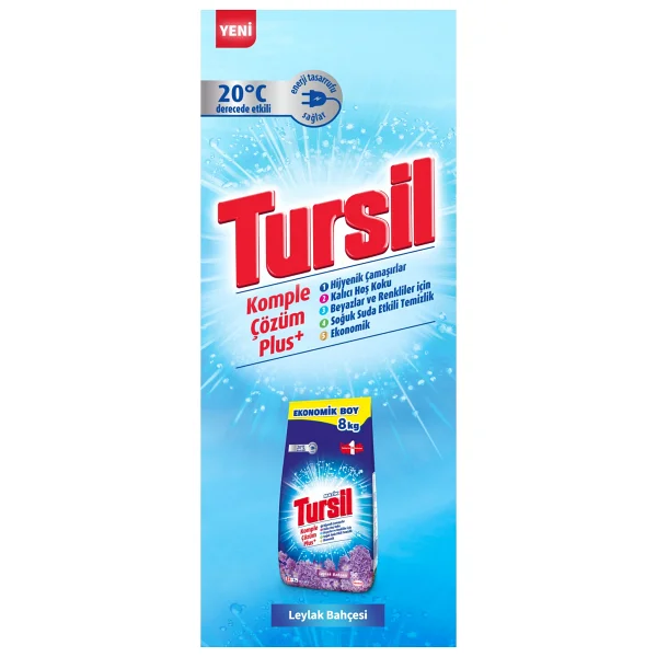 Tursil Matik 8 Kg Leylak Bahçesi 53 Yıkama Ultra Temizlik Ve Leke Çıkarma Gücü İle - Görsel 7