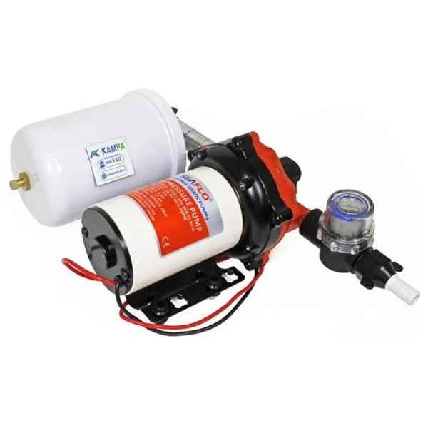 Seaflo 12 Volt 2 Lt Tanklı Otomatik Hidrofor, Tekne, Yat, Karavan Hidroforu Pompası - Görsel 3