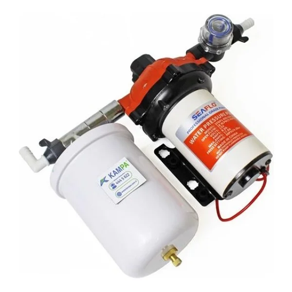 Seaflo 12 Volt 2 Lt Tanklı Otomatik Hidrofor, Tekne, Yat, Karavan Hidroforu Pompası - Görsel 4