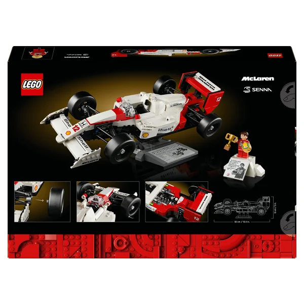 Lego 10330 Icons Mclaren Mp4/4 Ve Ayrton Senna - Görsel 7