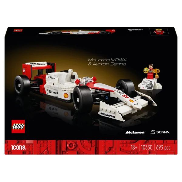 Lego 10330 Icons Mclaren Mp4/4 Ve Ayrton Senna - Görsel 10