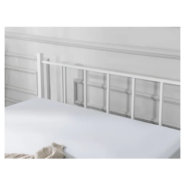 Evger K90 Beyaz Metal Karyola Çift Kişilik Yataksız - 160 X 200 Cm - Görsel 3