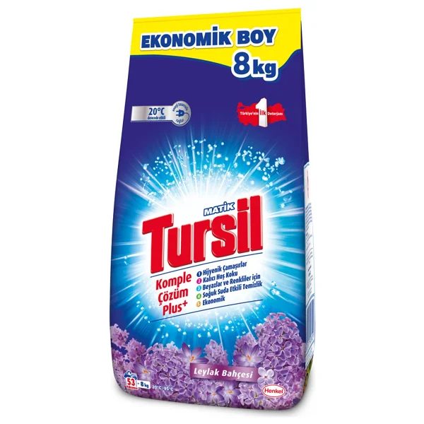 Tursil Matik 8 Kg Leylak Bahçesi 53 Yıkama Ultra Temizlik Ve Leke Çıkarma Gücü İle - Görsel 2