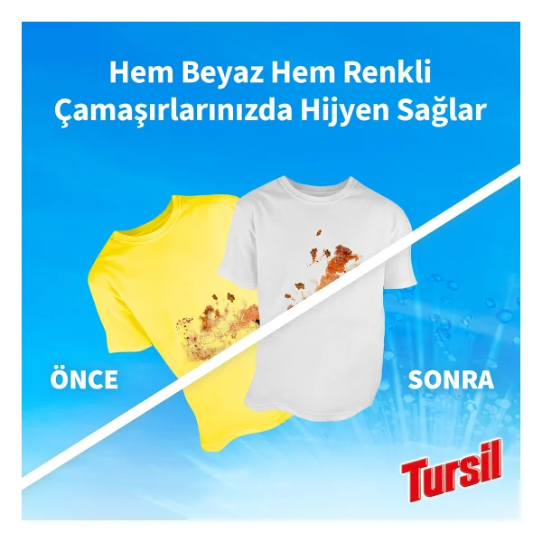 Tursil Matik 8 Kg Leylak Bahçesi 53 Yıkama Ultra Temizlik Ve Leke Çıkarma Gücü İle - Görsel 4
