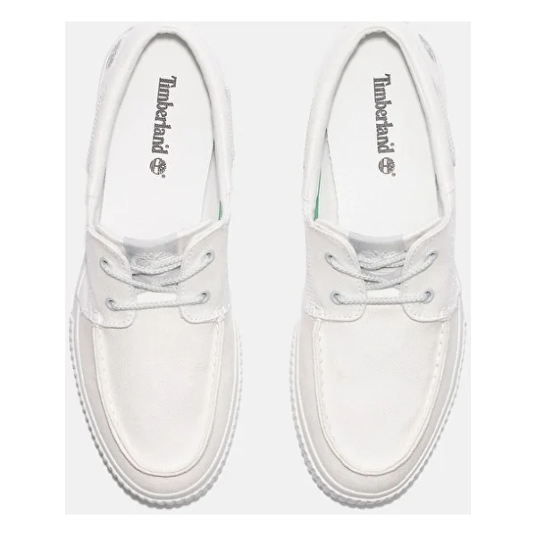 Timberland Tb0a67nh Mylo Bay Low Lace Sneakers Beyaz Erkek Ayakkabı, Tb0a67r1-Et71-Whıte Canvas, 43 - Görsel 2