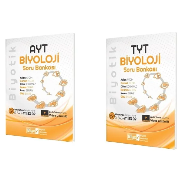 Biyotik Yayınları Tyt-Ayt Biyoloji Soru Bankası Seti - Görsel 3