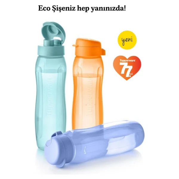 Tupperware Eco Slim Şişe 500 Ml Suluk - Görsel 2