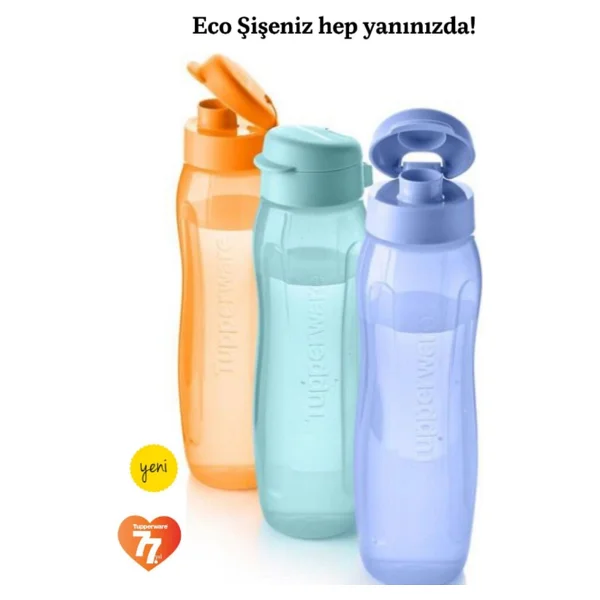 Tupperware Eco Slim Şişe 500 Ml Suluk - Görsel 3