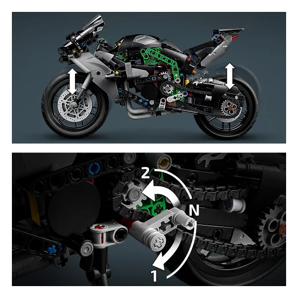 Lego 42170 Technic Kawasaki Ninja H2r Motosiklet - Görsel 5