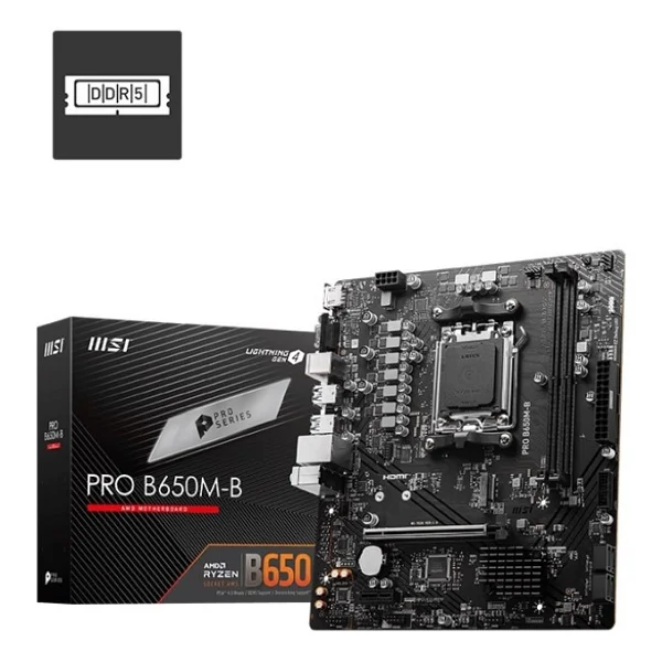Msı Pro B650m-B AMD Am5 DDR5 Micro Atx Anakart - Görsel 6