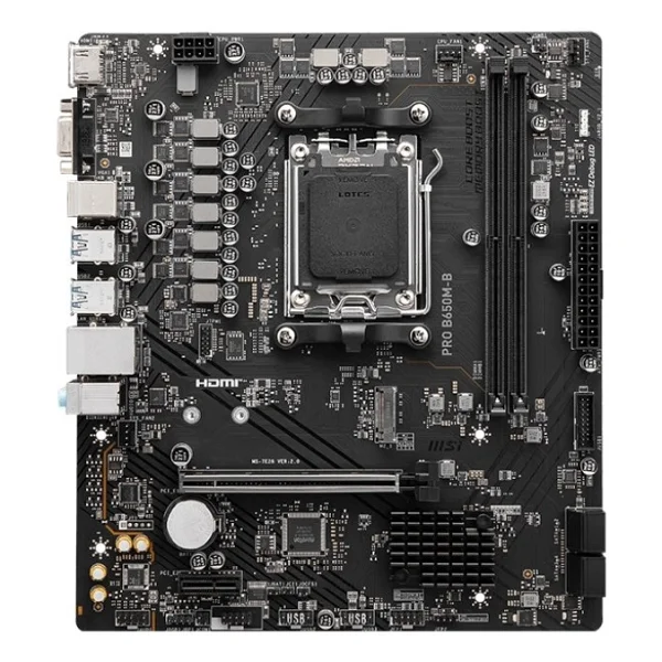 Msı Pro B650m-B AMD Am5 DDR5 Micro Atx Anakart - Görsel 2