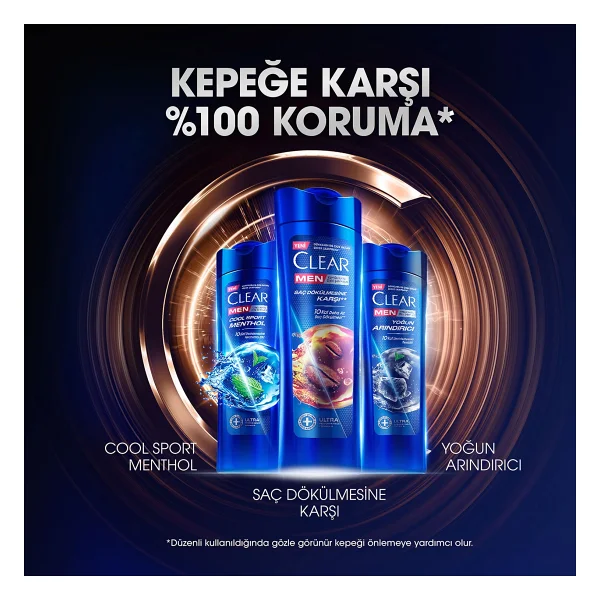 Clear Men Kahve Çekirdeği Özü 350 Ml Saç Dökülmesine Karşı Kepek Şampuanı - Görsel 10