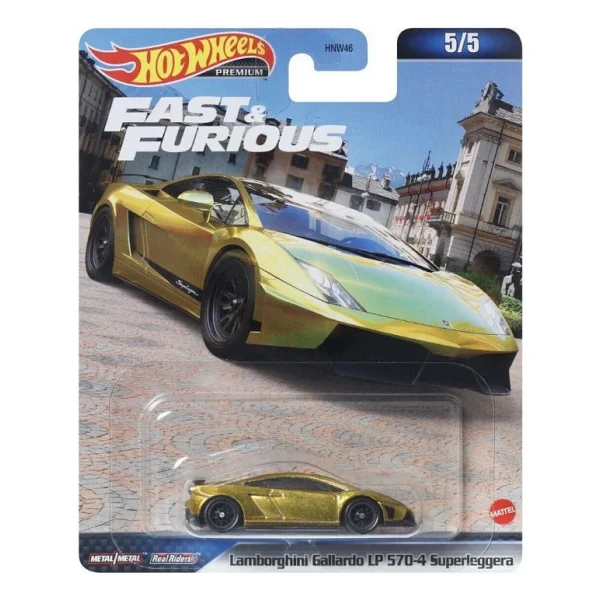 Hot Wheels Lamborghını Gallardo Lp 570-4 Superleggera - Altın - Görsel 5