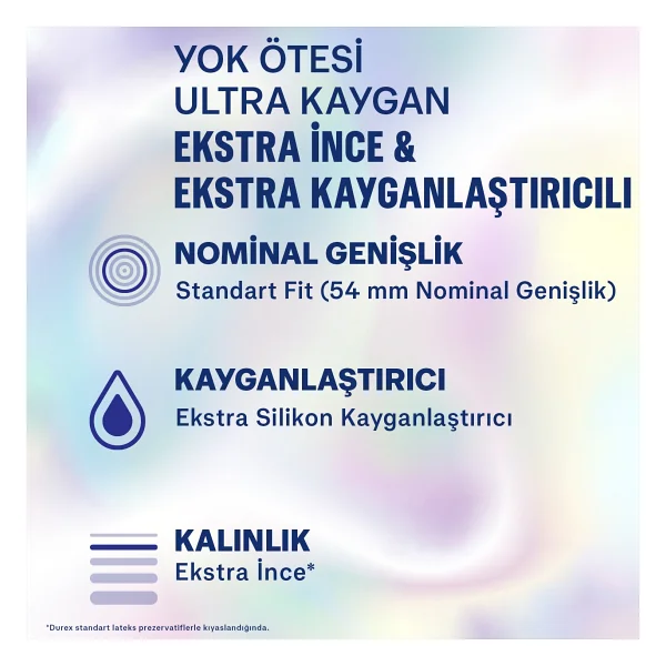 Durex Yok Ötesi Ultra Kaygan 30'lu Prezervatif - Görsel 2