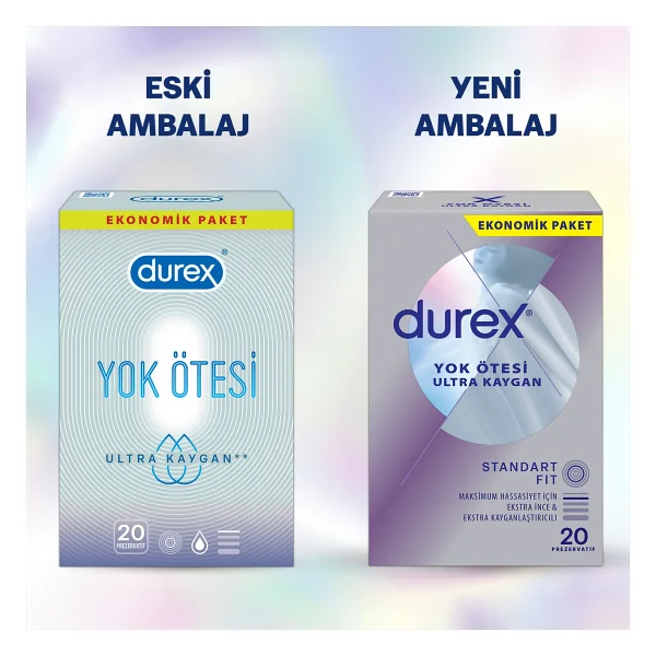 Durex Yok Ötesi Ultra Kaygan 30'lu Prezervatif - Görsel 3