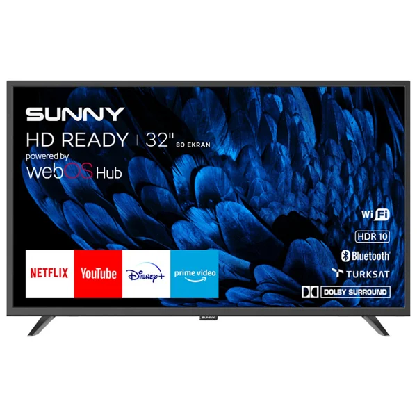 Sunny Sn32dal540 HD 32" 82 Ekran Uydu Alıcılı Webos Smart LED TV - Görsel 6