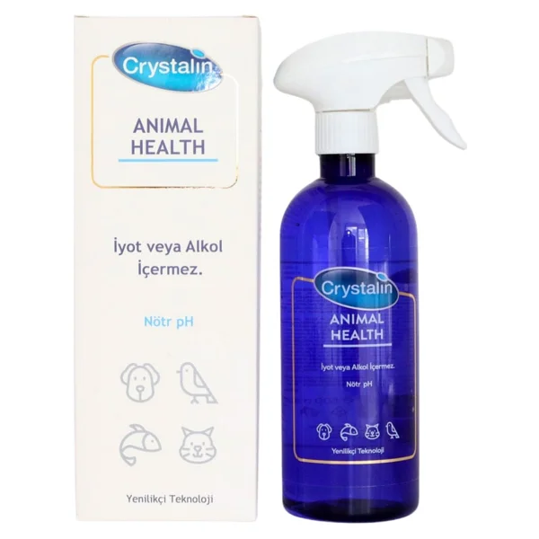 Crystalin Animal Health 500 Ml Yara Bakım Solüsyonu Hassas Ciltler İçin Etkili Temizlik - Görsel 6