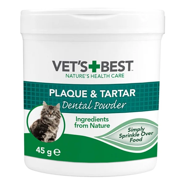 Vet's Best Kediler İçin Plak Ve Tartar Önleyici 45 Gr Ağız Bakım Tozu - Görsel 3